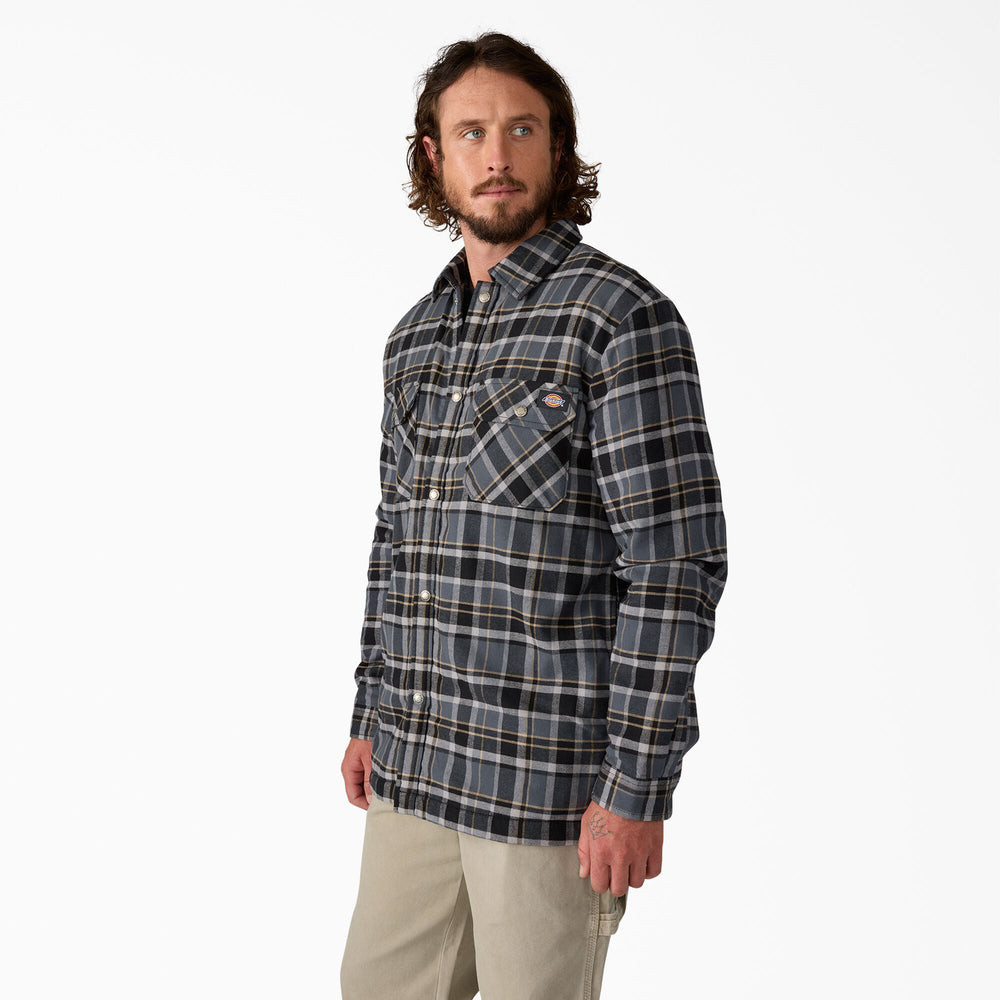 Water Repellent Fleece-Lined Flannel Shirt Jacket | Dickies