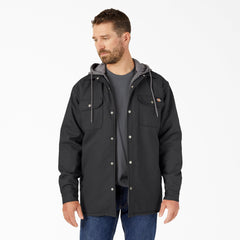 Water Repellent Duck Hooded Shirt Jacket | Dickies