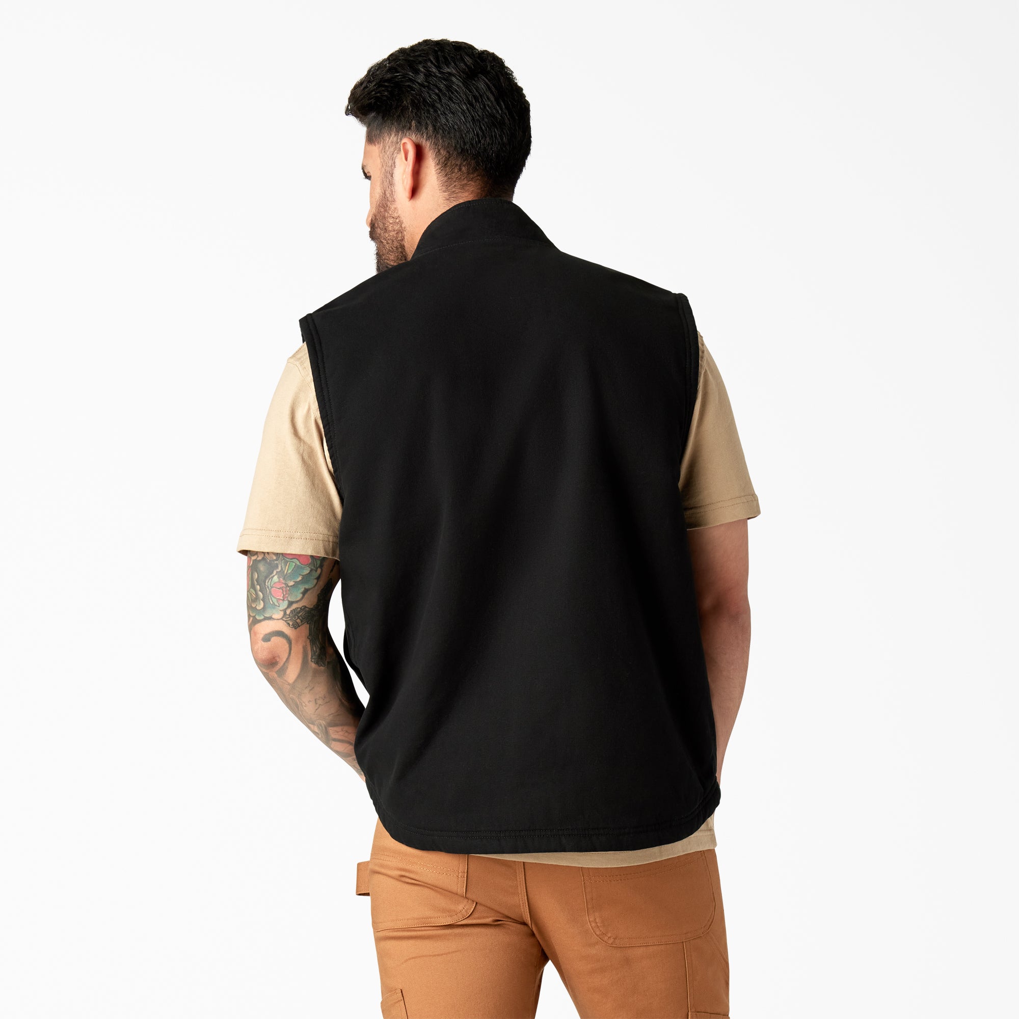 Duck Canvas High Pile Fleece Lined Vest | Dickies