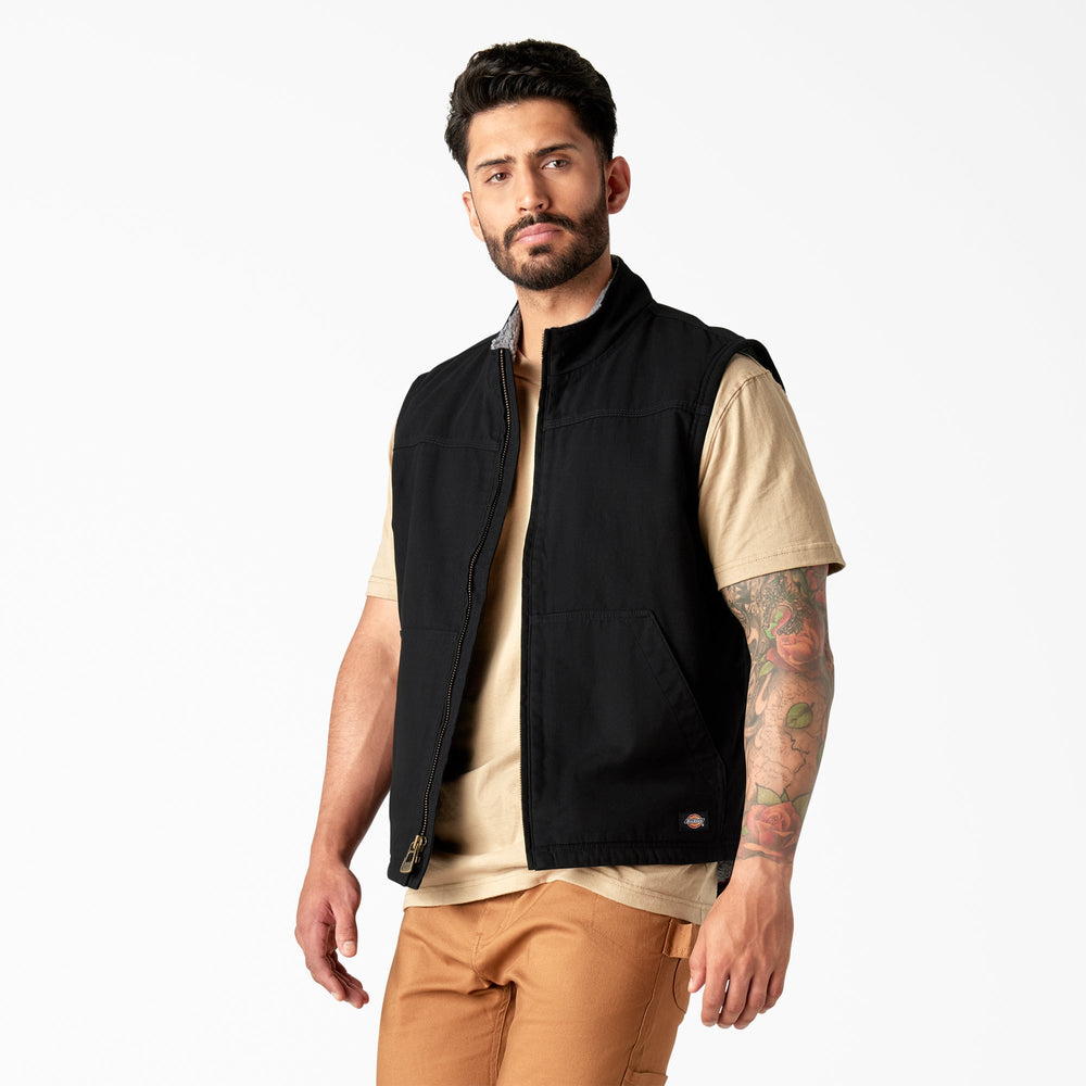 Duck Canvas High Pile Fleece Lined Vest | Dickies