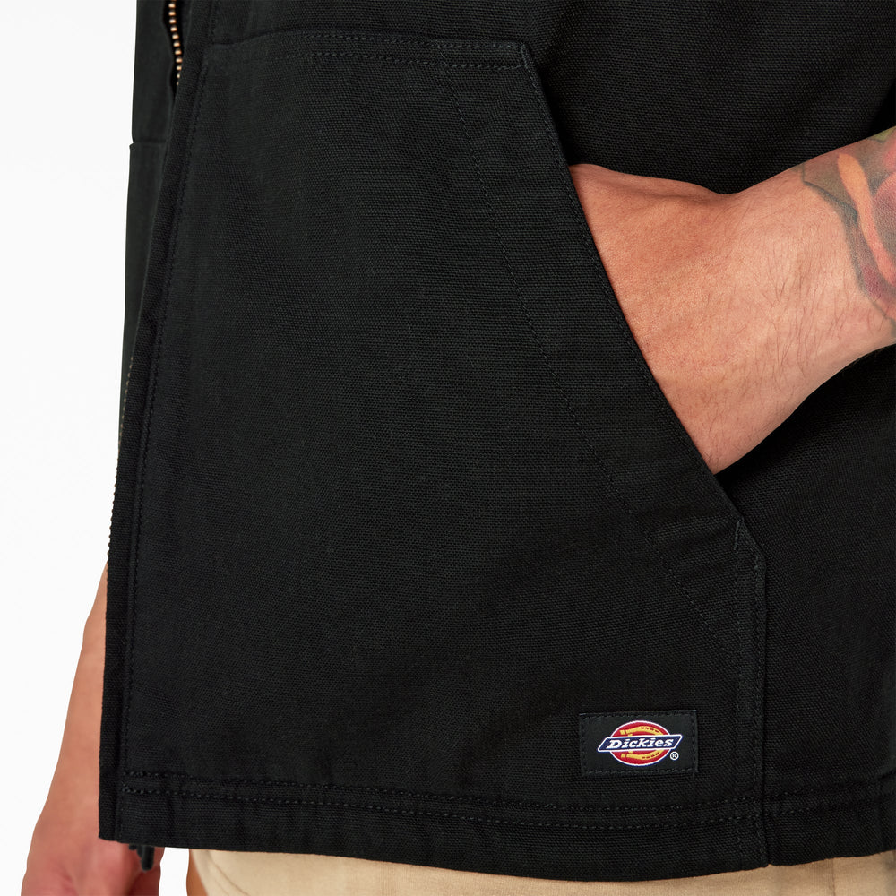 Duck Canvas High Pile Fleece Lined Vest | Dickies