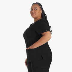 Women's EDS Essentials Mock Wrap Scrub Top | Dickies