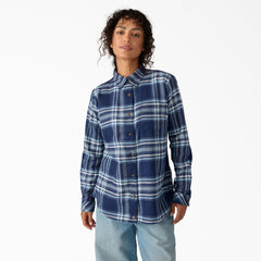 Women's Plaid Flannel Long Sleeve Shirt | Dickies