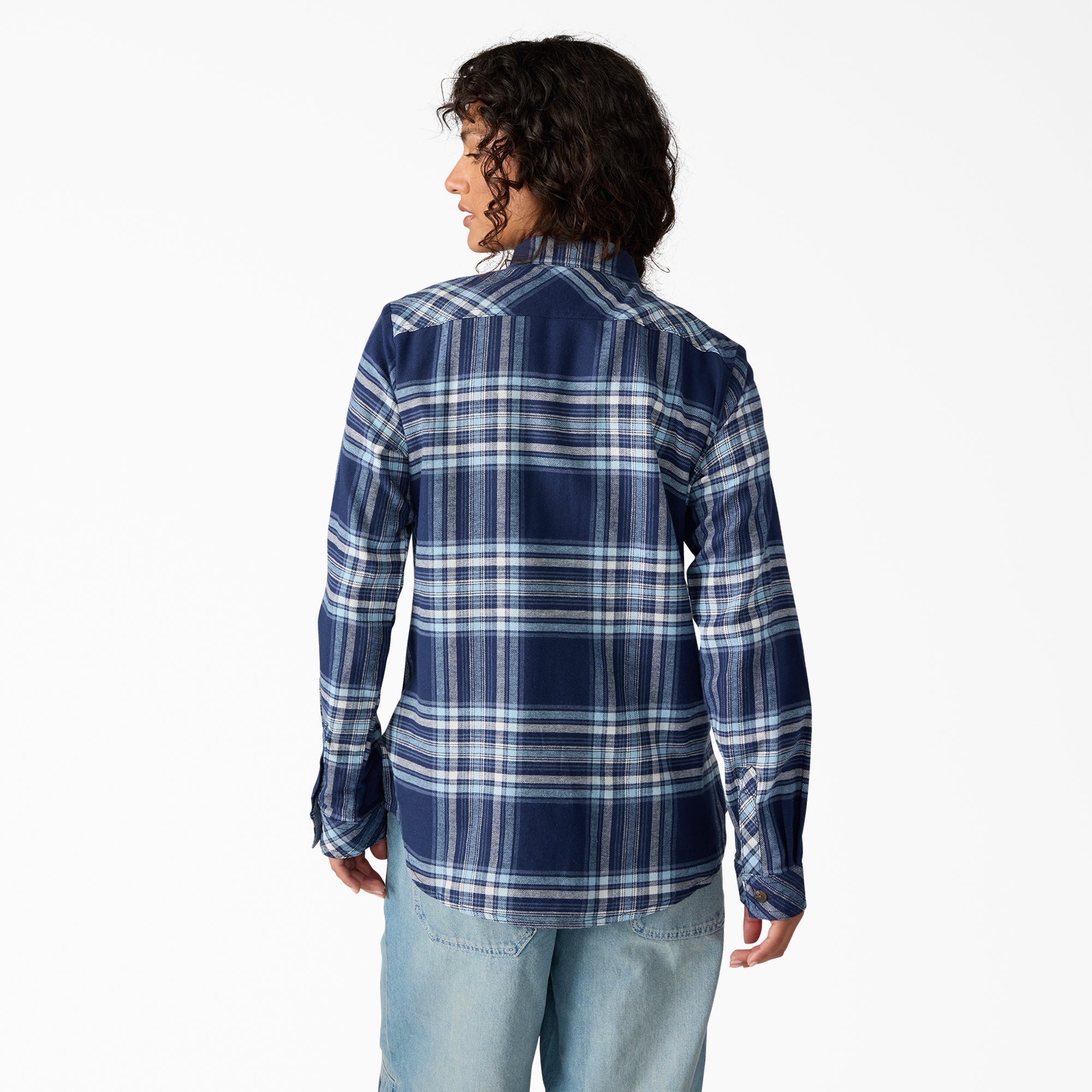 Women's Plaid Flannel Long Sleeve Shirt | Dickies