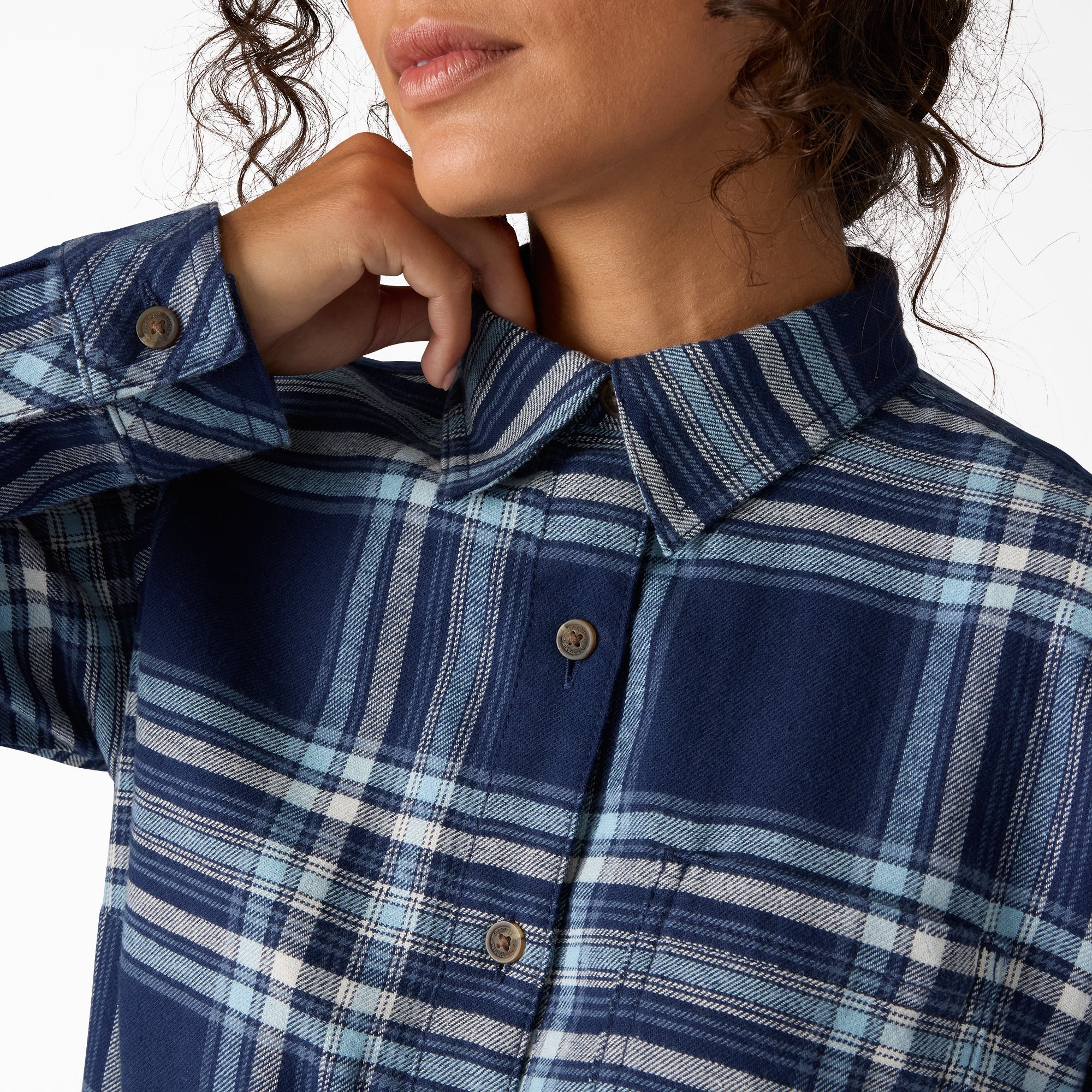 Women's Plaid Flannel Long Sleeve Shirt | Dickies