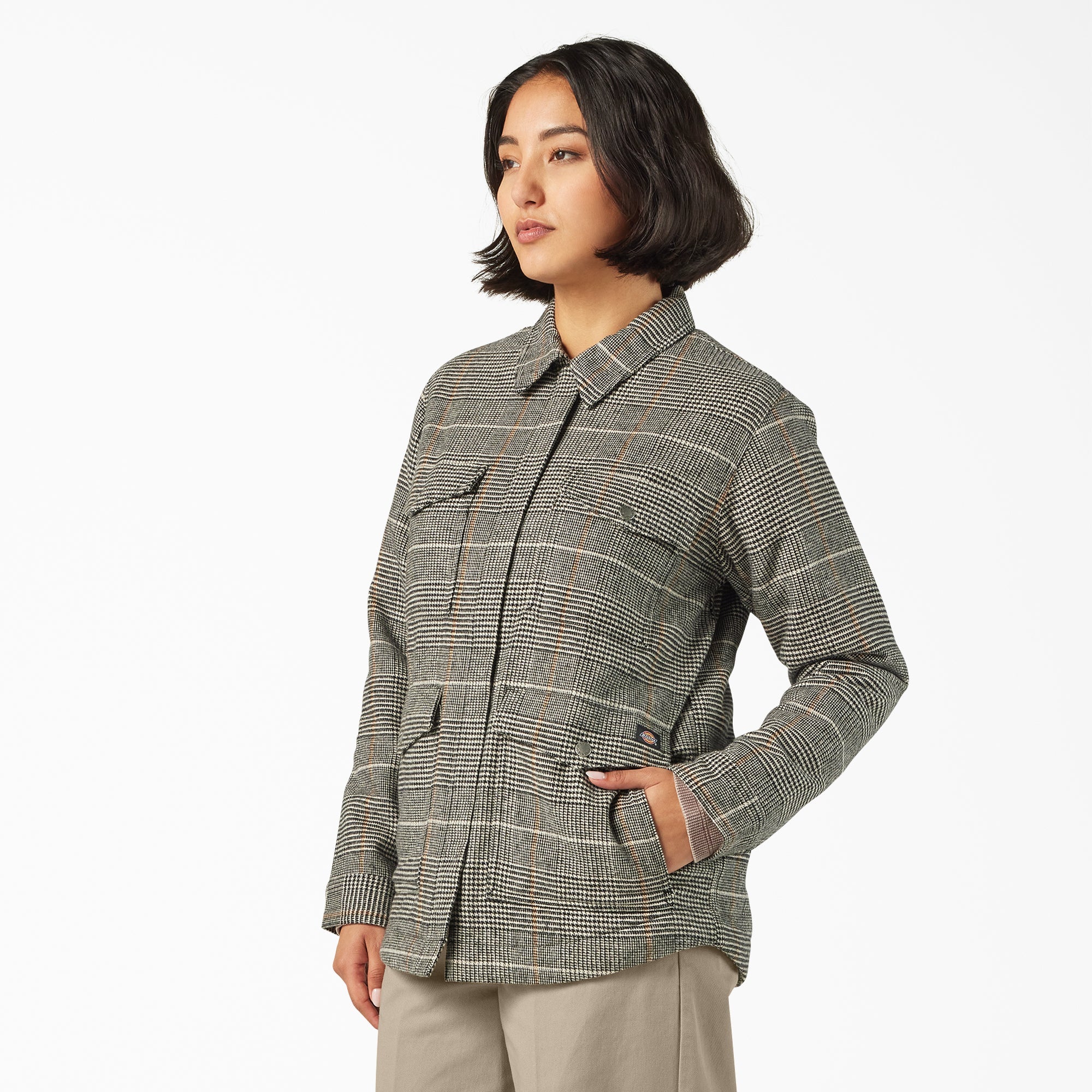 Women’s Fleece Lined Flannel Chore Coat | Dickies