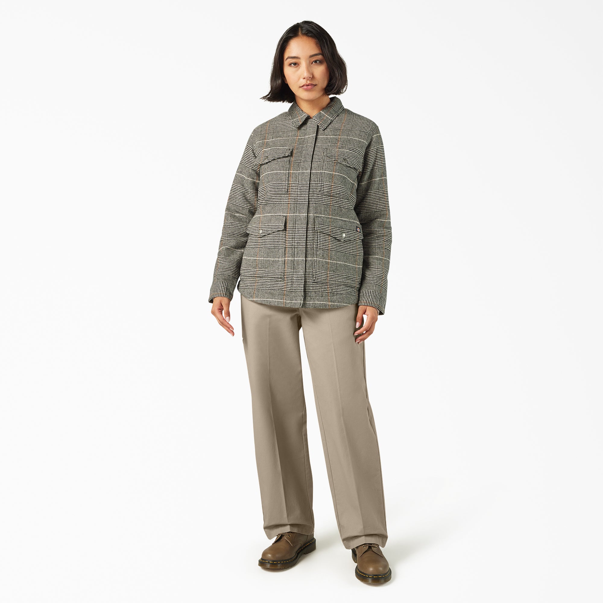 Women’s Fleece Lined Flannel Chore Coat | Dickies