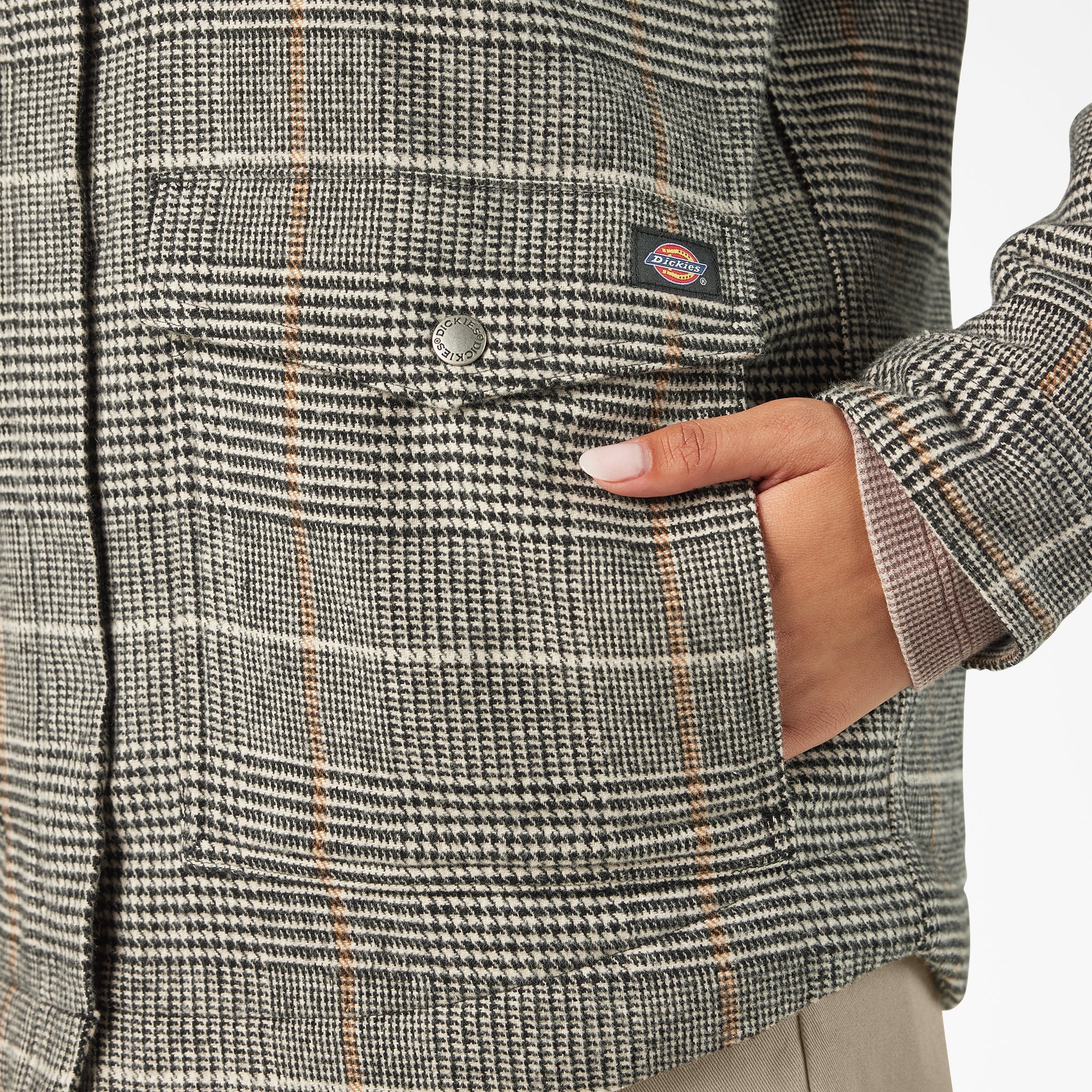 Women’s Fleece Lined Flannel Chore Coat | Dickies