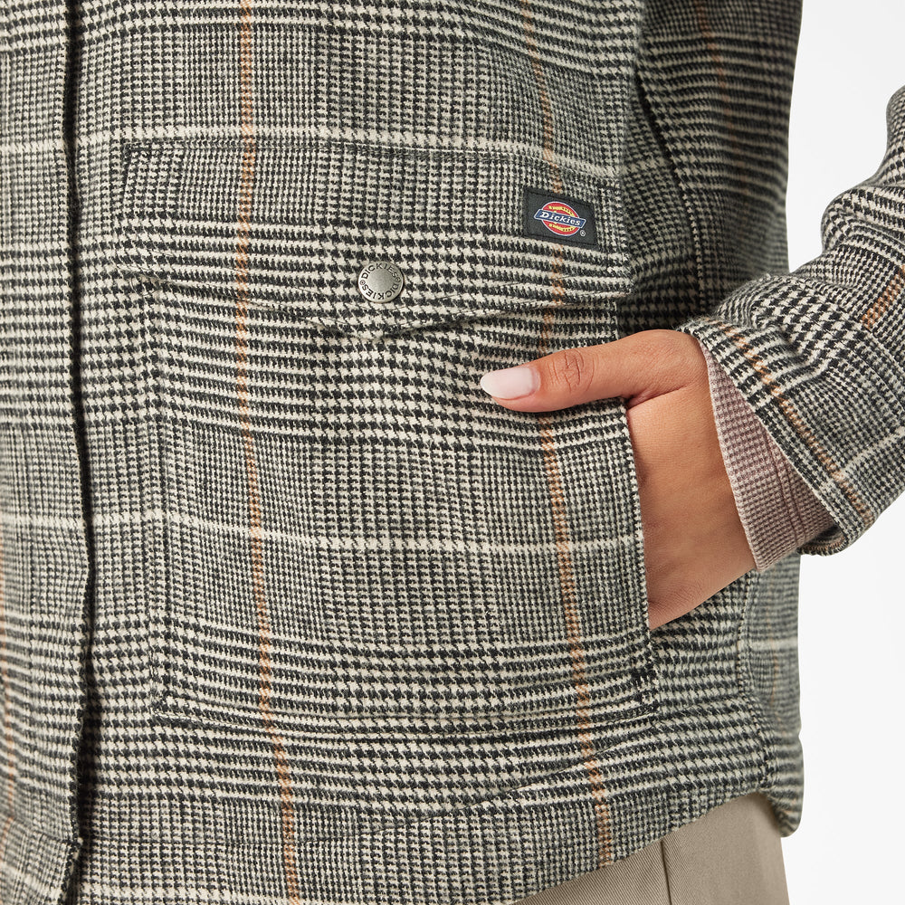 Women’s Fleece Lined Flannel Chore Coat | Dickies