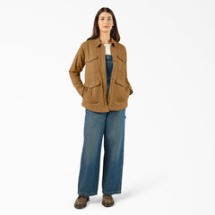 Women’s Fleece Lined Flannel Chore Coat | Dickies