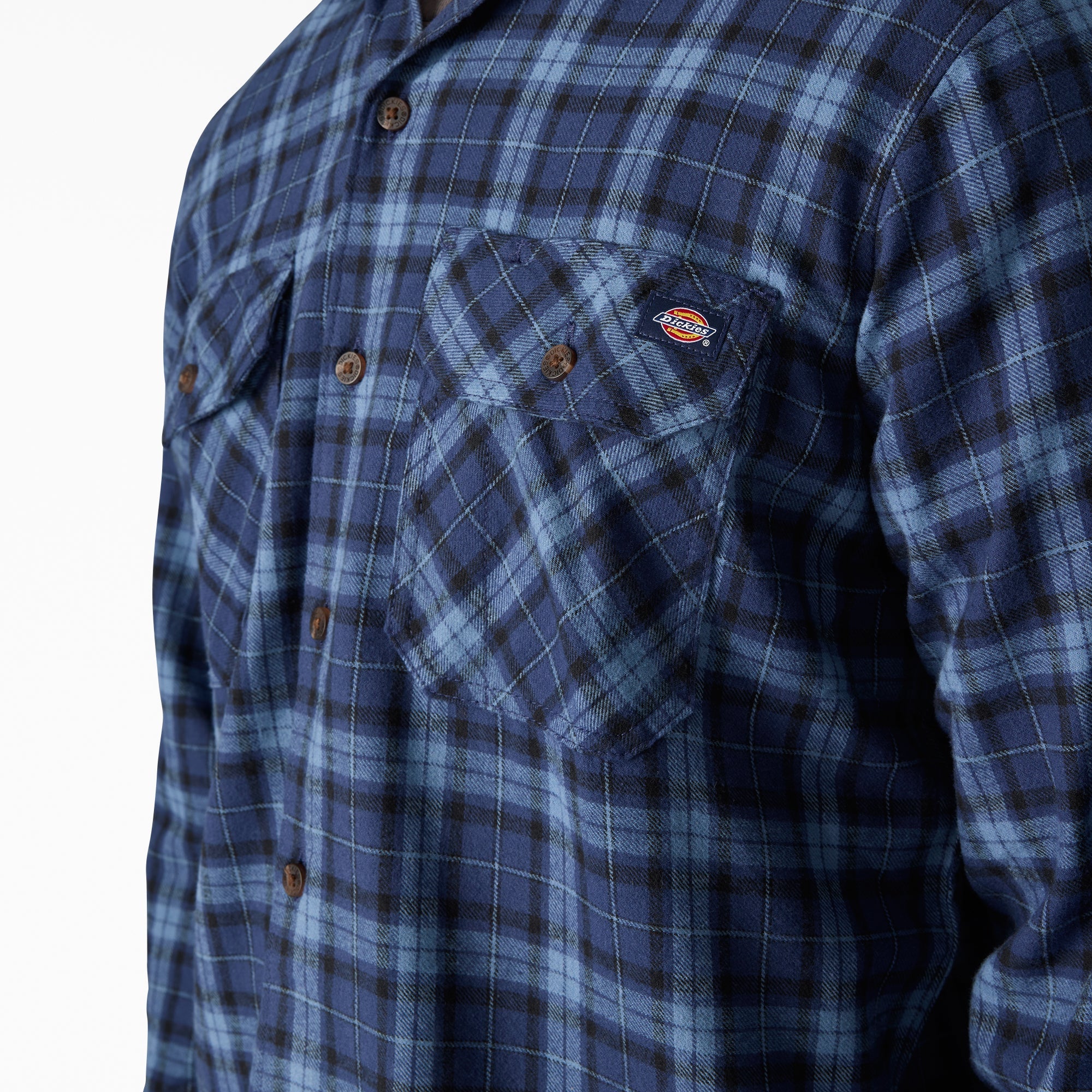 Long Sleeve Flannel Work Shirt | Dickies