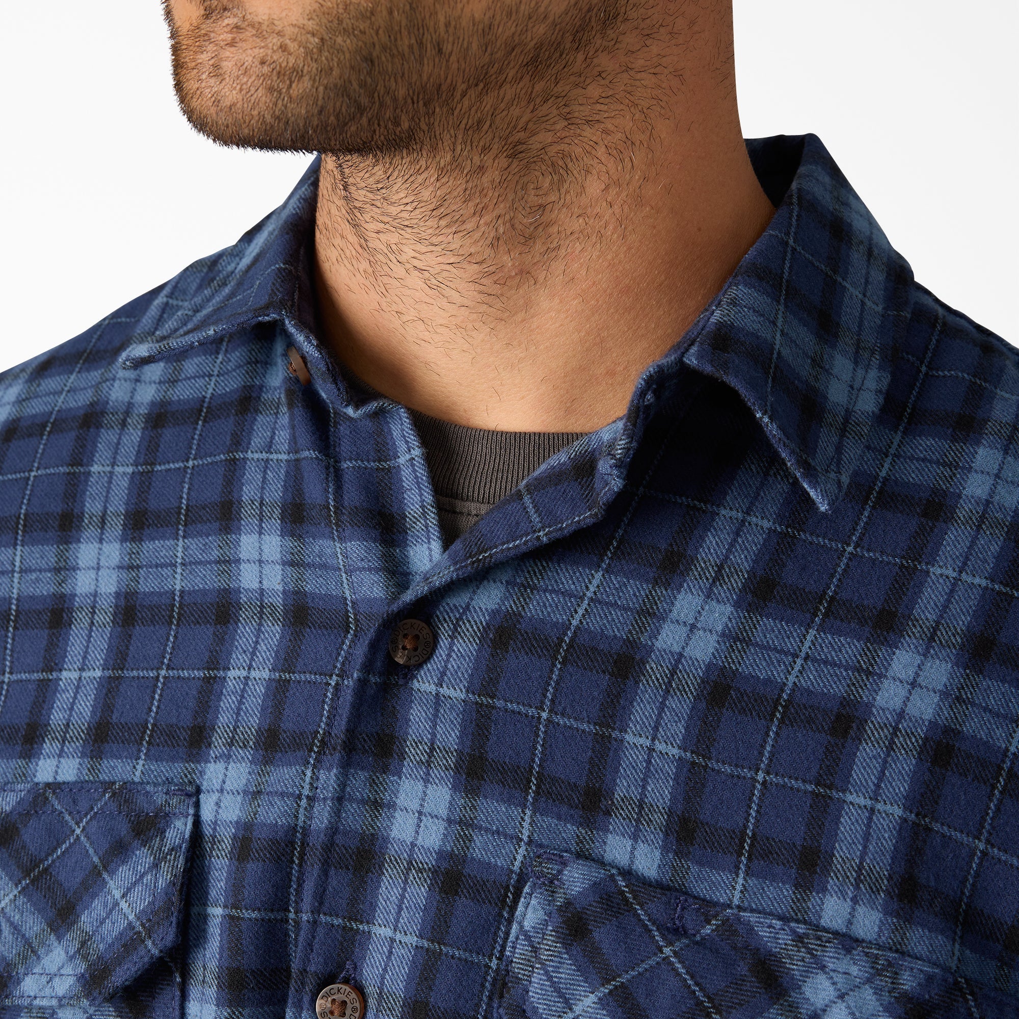 Long Sleeve Flannel Work Shirt | Dickies