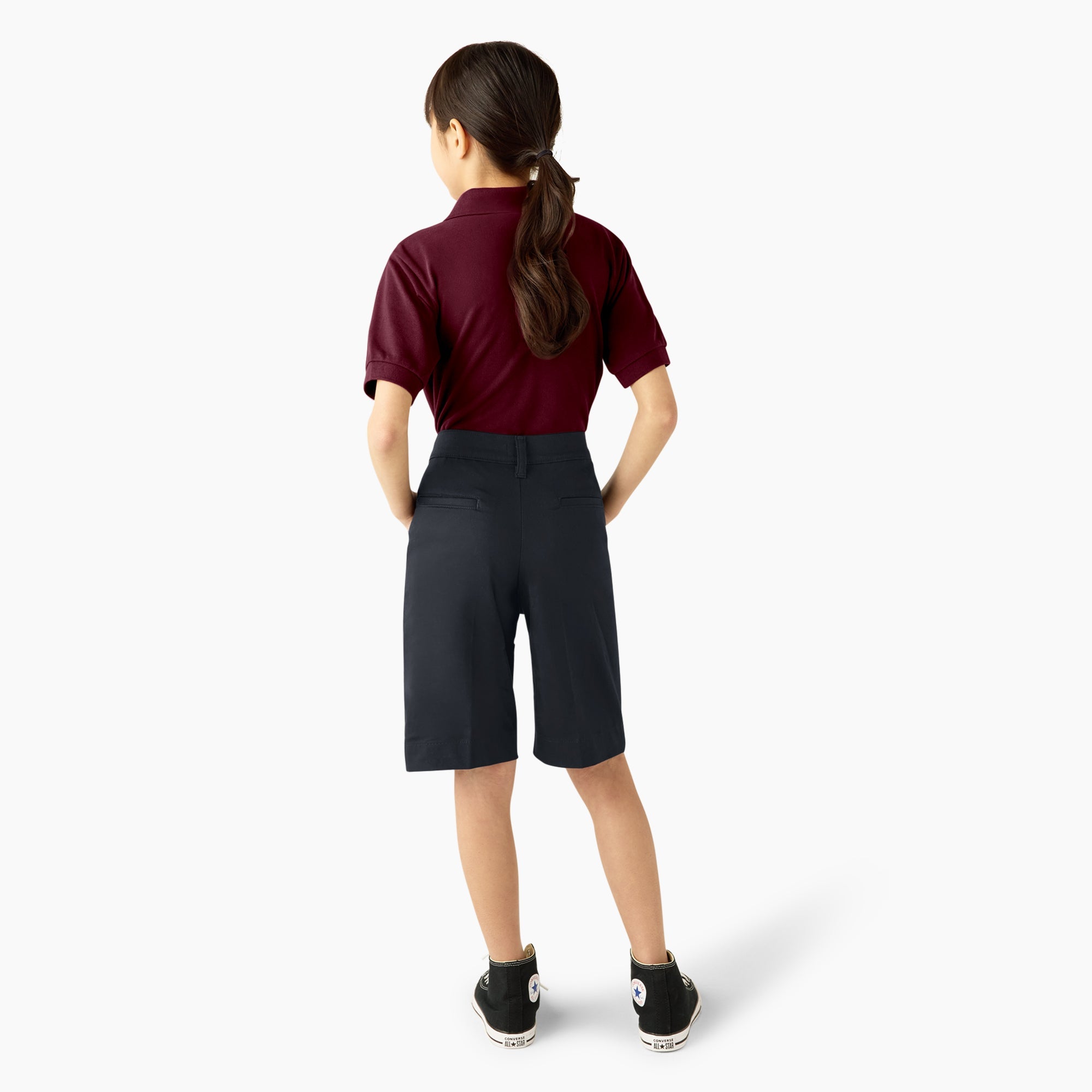 Girls' Classic Fit Bermuda Shorts, 4-20 | Dickies