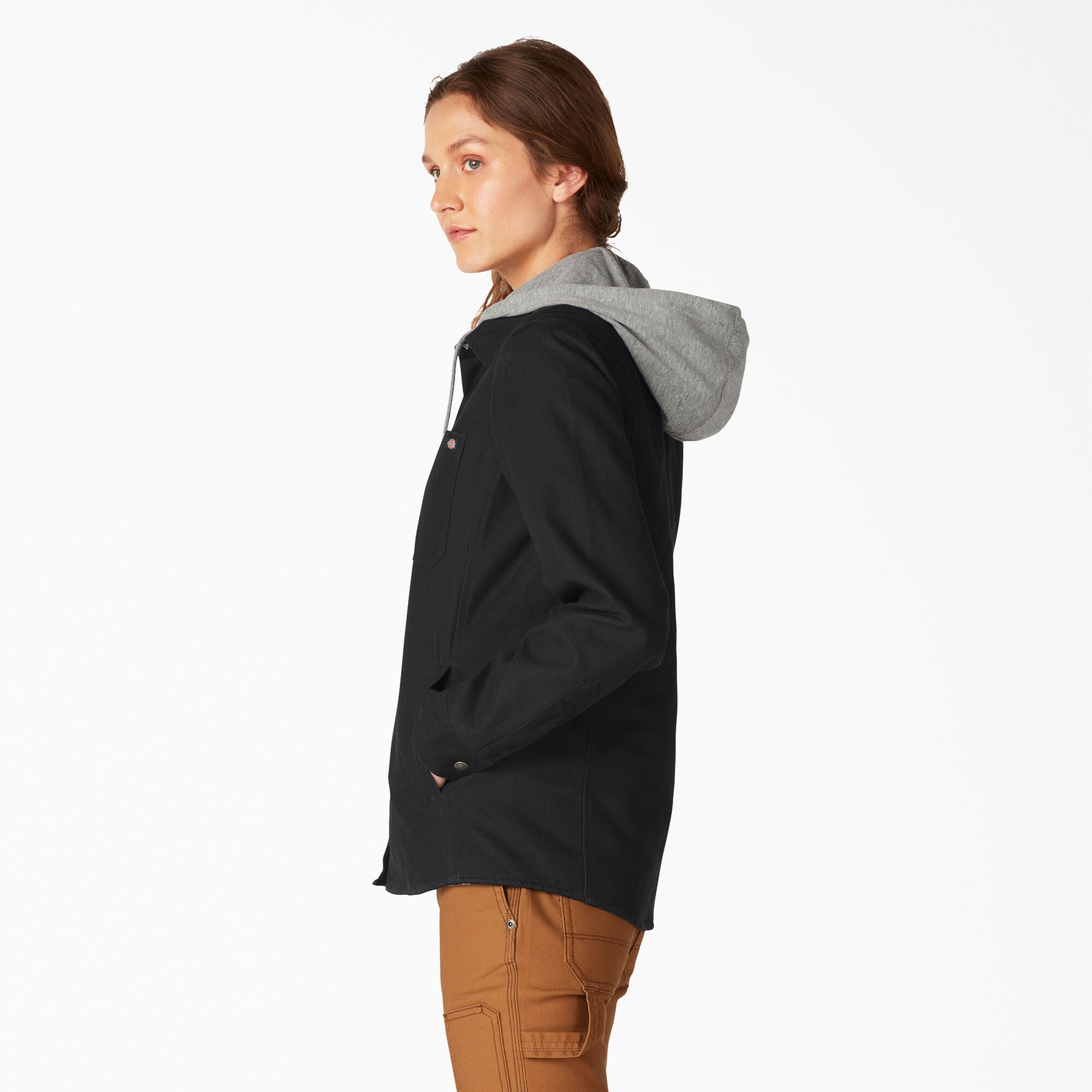 Women's Duck Hooded Shirt Jacket | Dickies