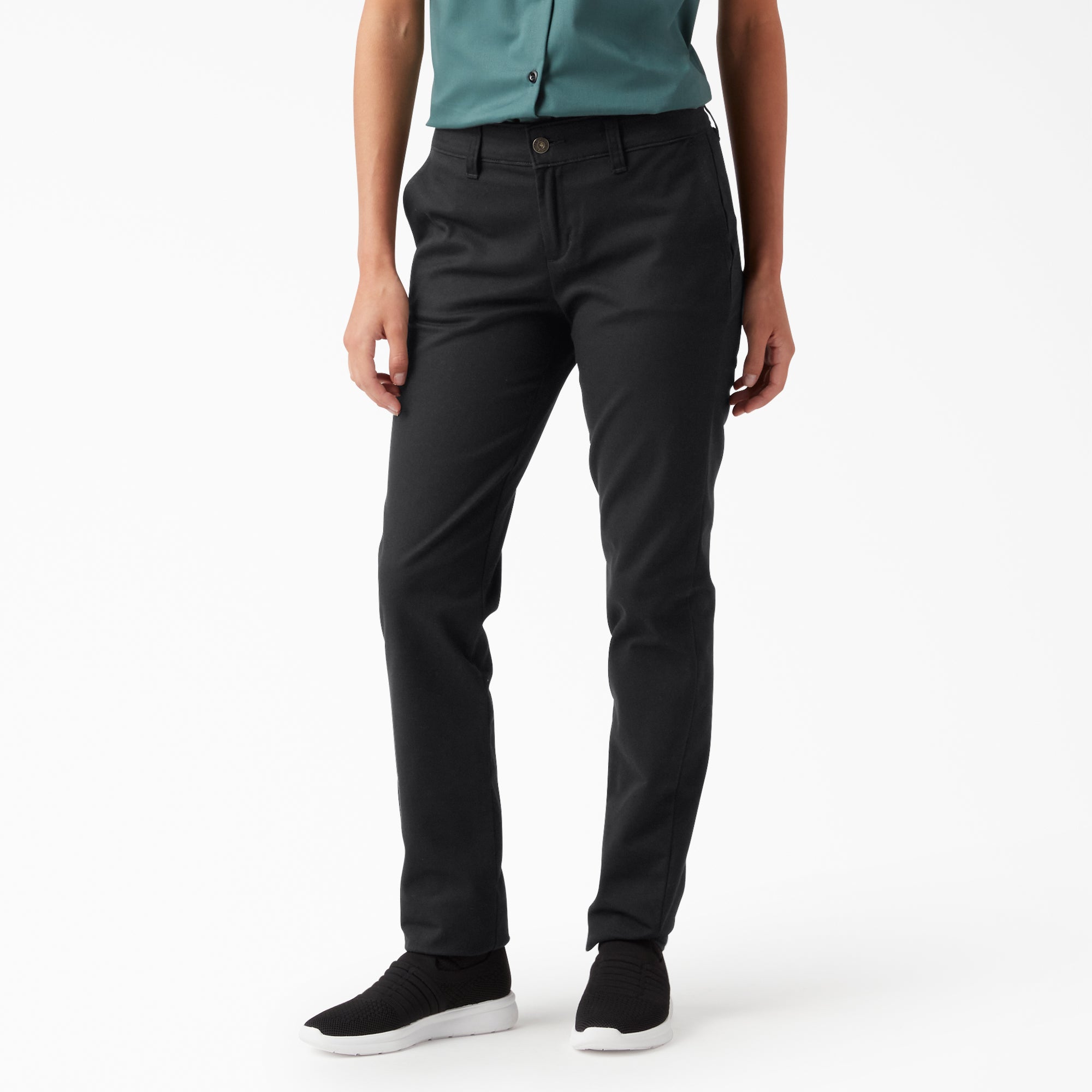 Women's Plus Mid Rise Skinny Leg Pants | Dickies