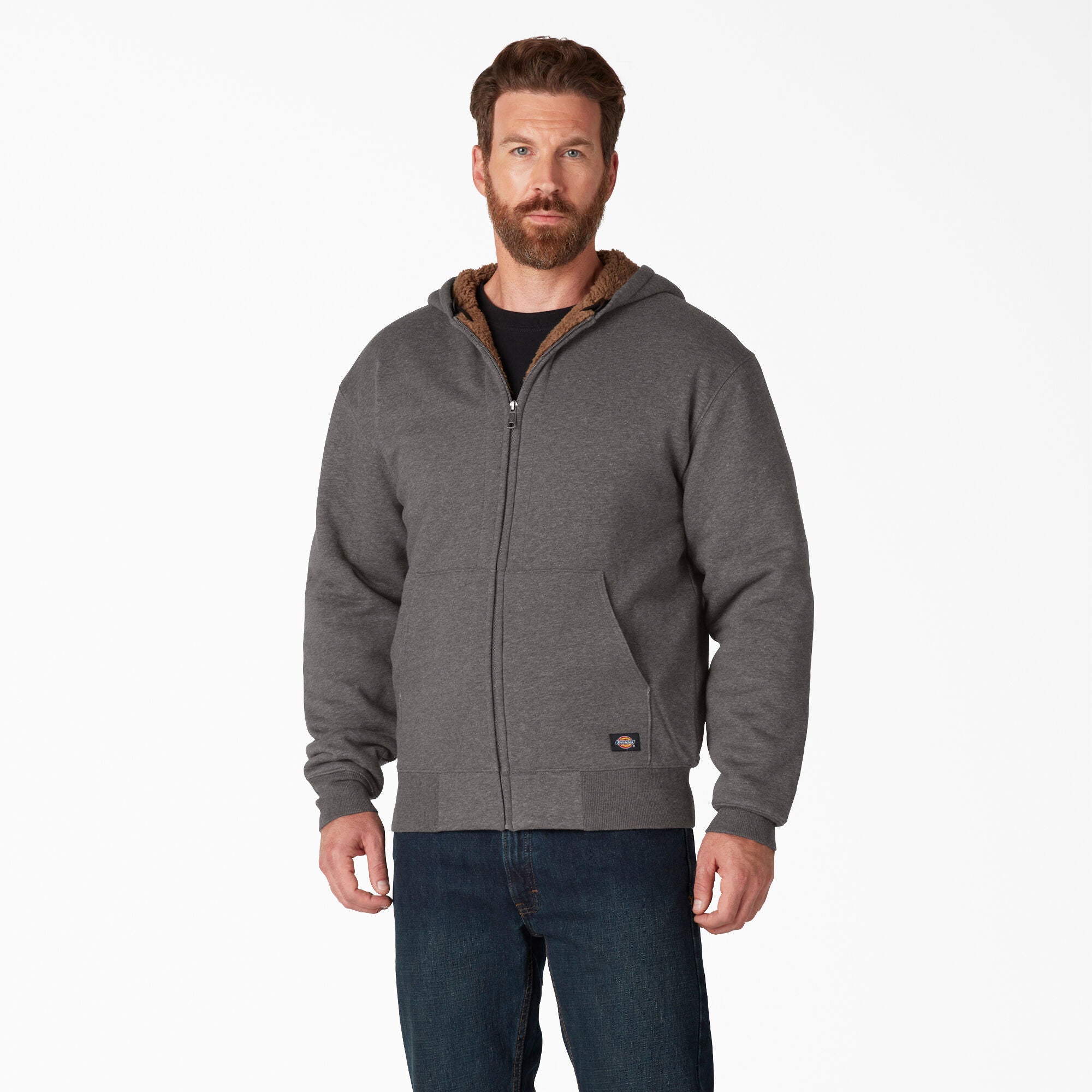 High Pile Fleece Lined Full Zip Hoodie | Dickies