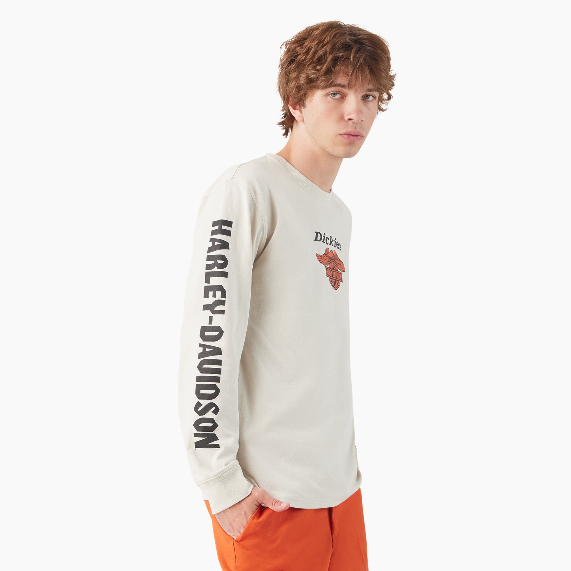 Dickies x Harley-Davidson Heavyweight Long Sleeve Eagle Tee | Dickies
