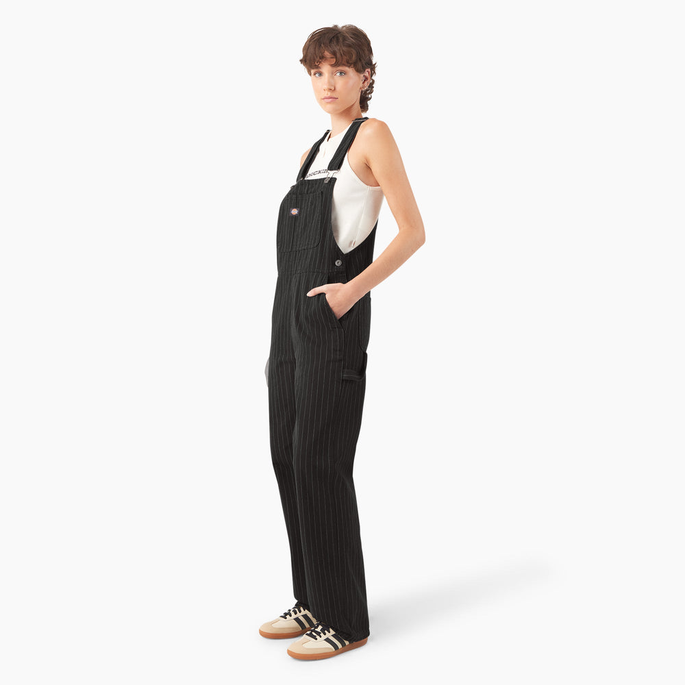 Women’s Pinstripe Service Bib Overalls | Dickies