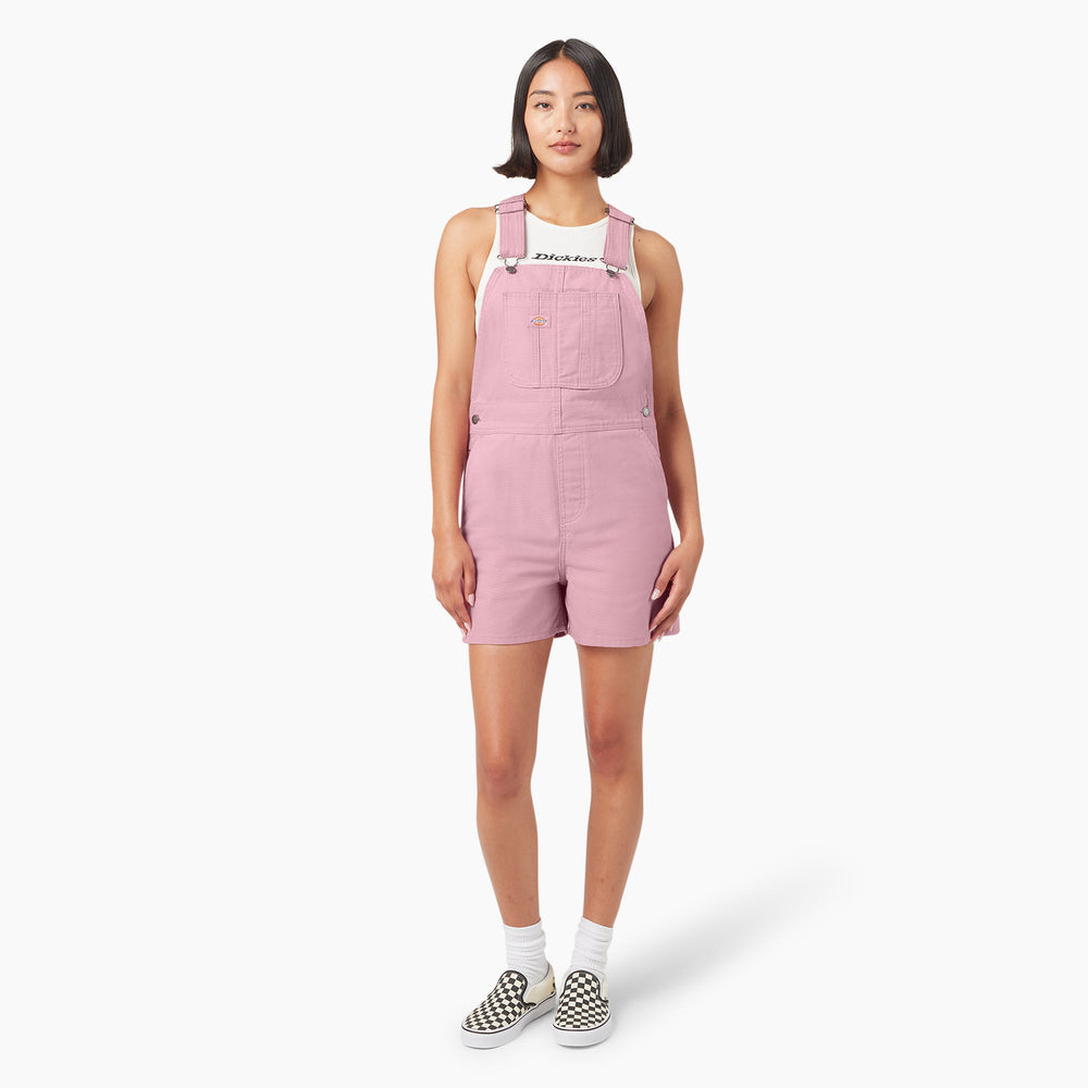 Women's Duck Canvas Bib Shortalls, 4" | Dickies