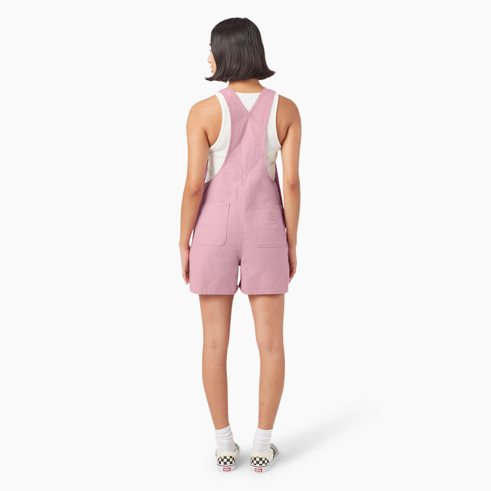 Women's Duck Canvas Bib Shortalls, 4" | Dickies