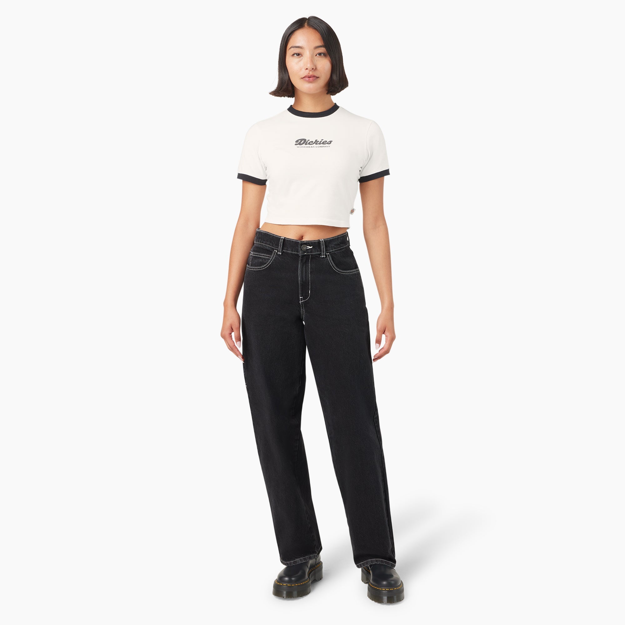Women’s Lewistown Cropped Ringer T-Shirt | Dickies