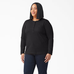 Women's Plus Heavyweight Henley | Dickies