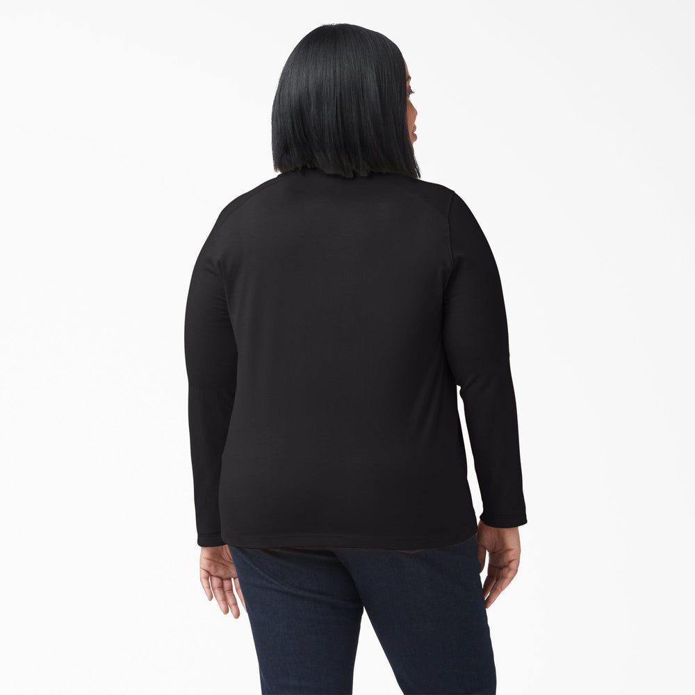Women's Plus Heavyweight Henley | Dickies
