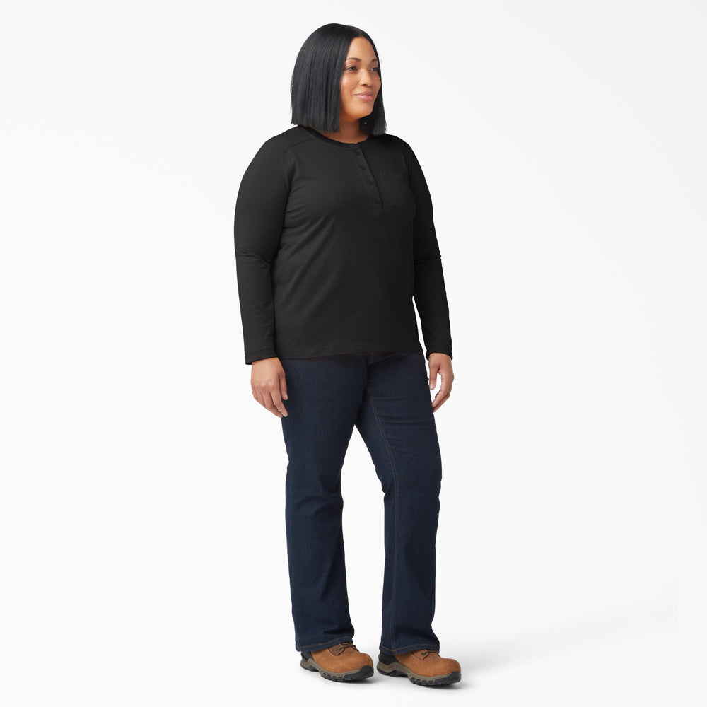 Women's Plus Heavyweight Henley | Dickies