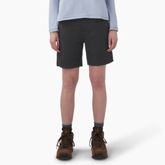 Women’s Duck Carpenter Shorts, 7" | Dickies