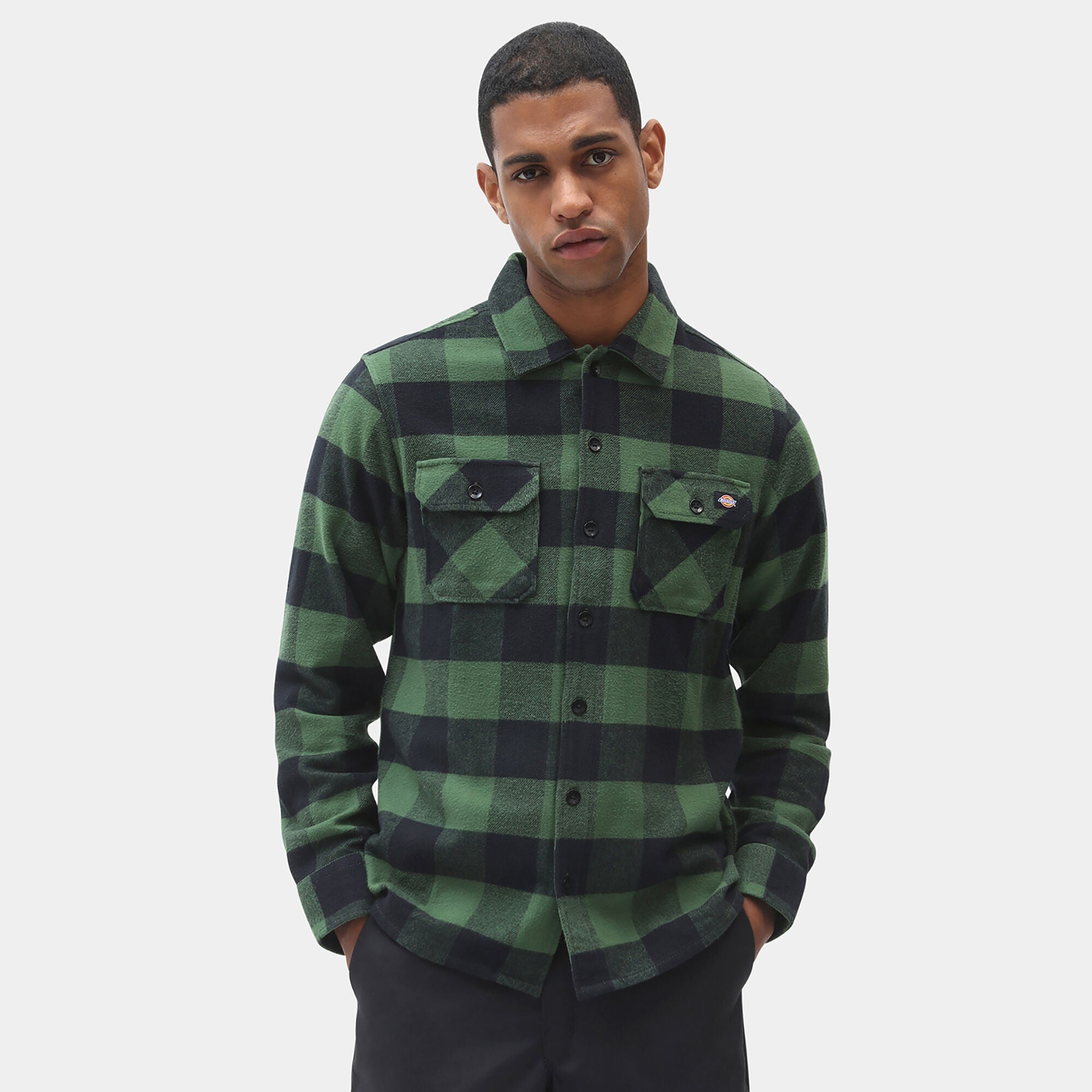 Green Plaid (PEB),XS