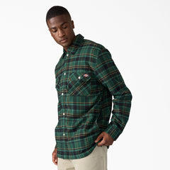 Water Repellent Fleece-Lined Flannel Shirt Jacket | Dickies