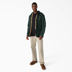Water Repellent Fleece-Lined Flannel Shirt Jacket | Dickies