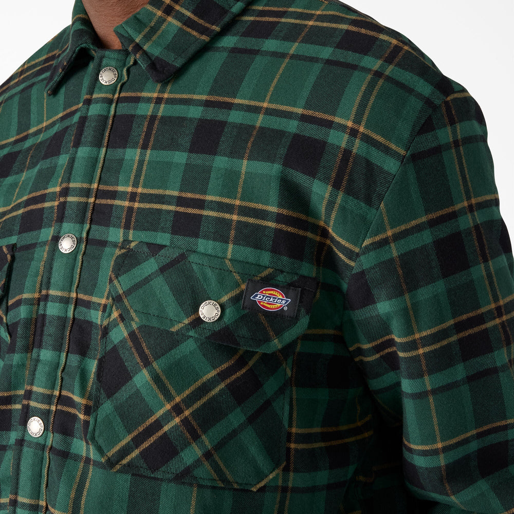 Water Repellent Fleece-Lined Flannel Shirt Jacket | Dickies